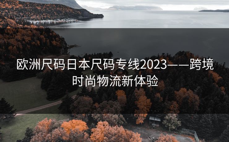 欧洲尺码日本尺码专线2023——跨境时尚物流新体验 第1张 欧洲尺码日本尺码专线2023——跨境时尚物流新体验 第1张